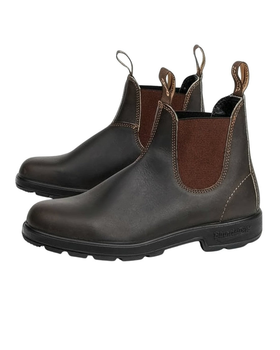 Blundstone Brown Cowhide Leather Ankle Boots