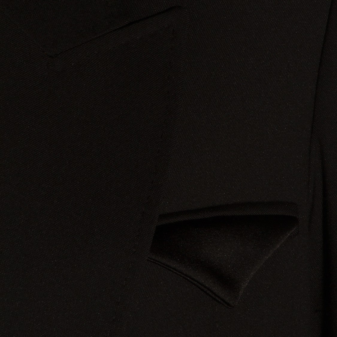 Nissa Double-Breasted Tailored Jacket With Ribbon Ties