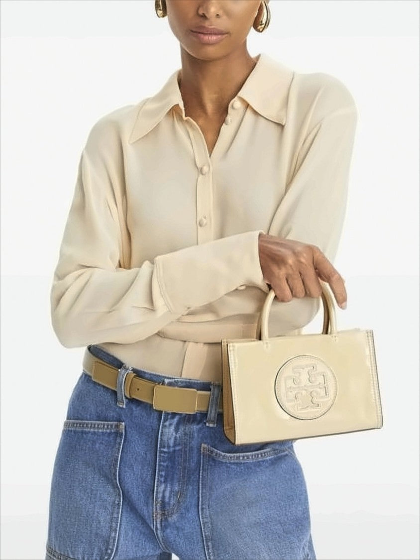 Tory Burch Rectangular Shoulder Bag With Finish
