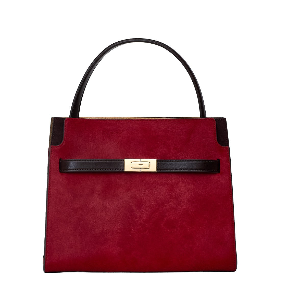 Tory Burch Lee Radziwill Haircalf Small Double Shoulder Bag
