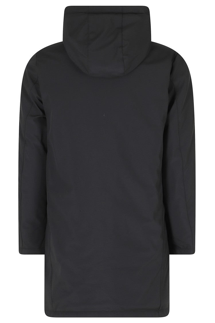 People Of Shibuya Black Soft Shell Technical Midi Parka