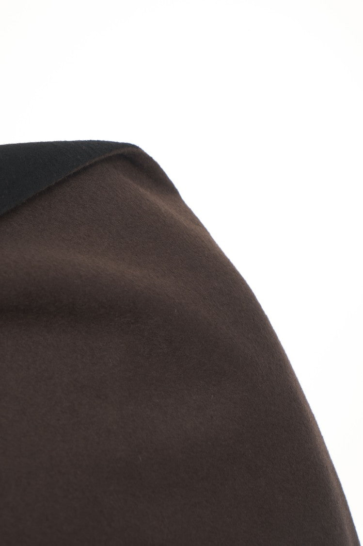 Kaos Reversible Oversized Cape With Fluid Silhouette