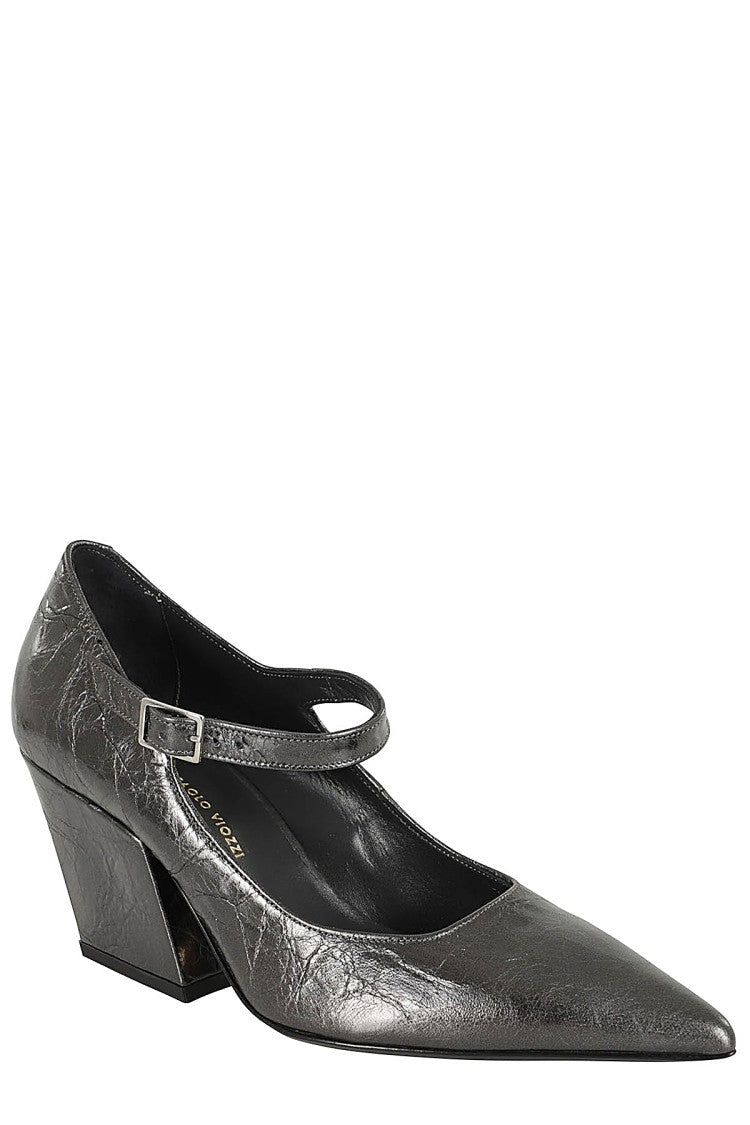 Giampaolo Viozzi Bomber Lame Pumps