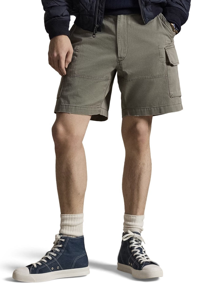 Polo Ralph Lauren Mid-Thigh Straight-Cut Shorts With Flap Pockets