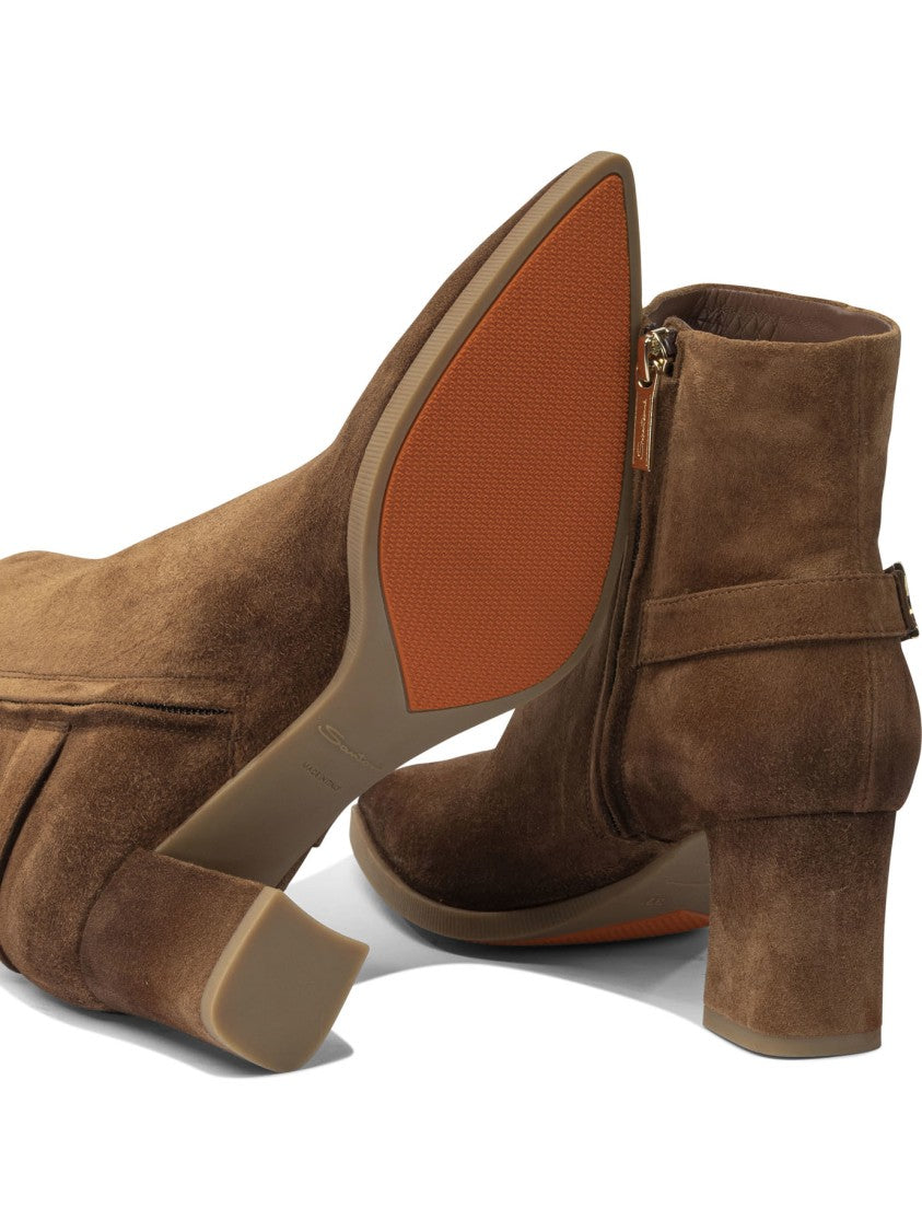 Santoni Suede Ankle Boots 65Mm