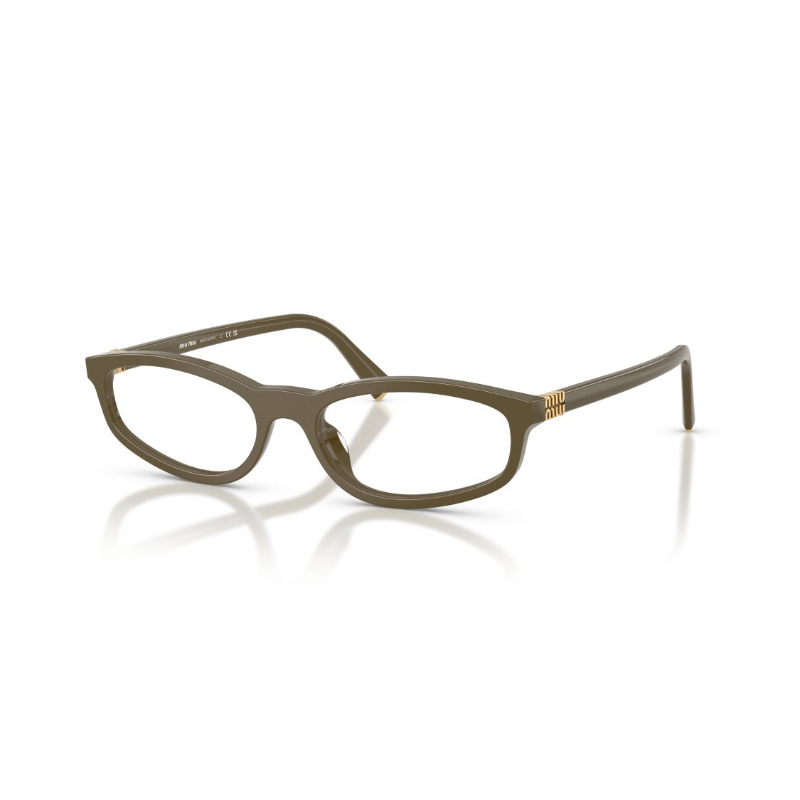 Miu Miu 0Mu 01Zv Rectangular Acetate Eyeglasses