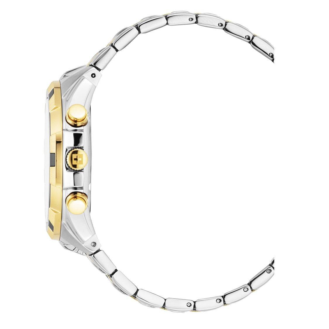 Swiss Alpine Military Star Fighter Chronograph With Stainless Steel Case And Luminous Dial