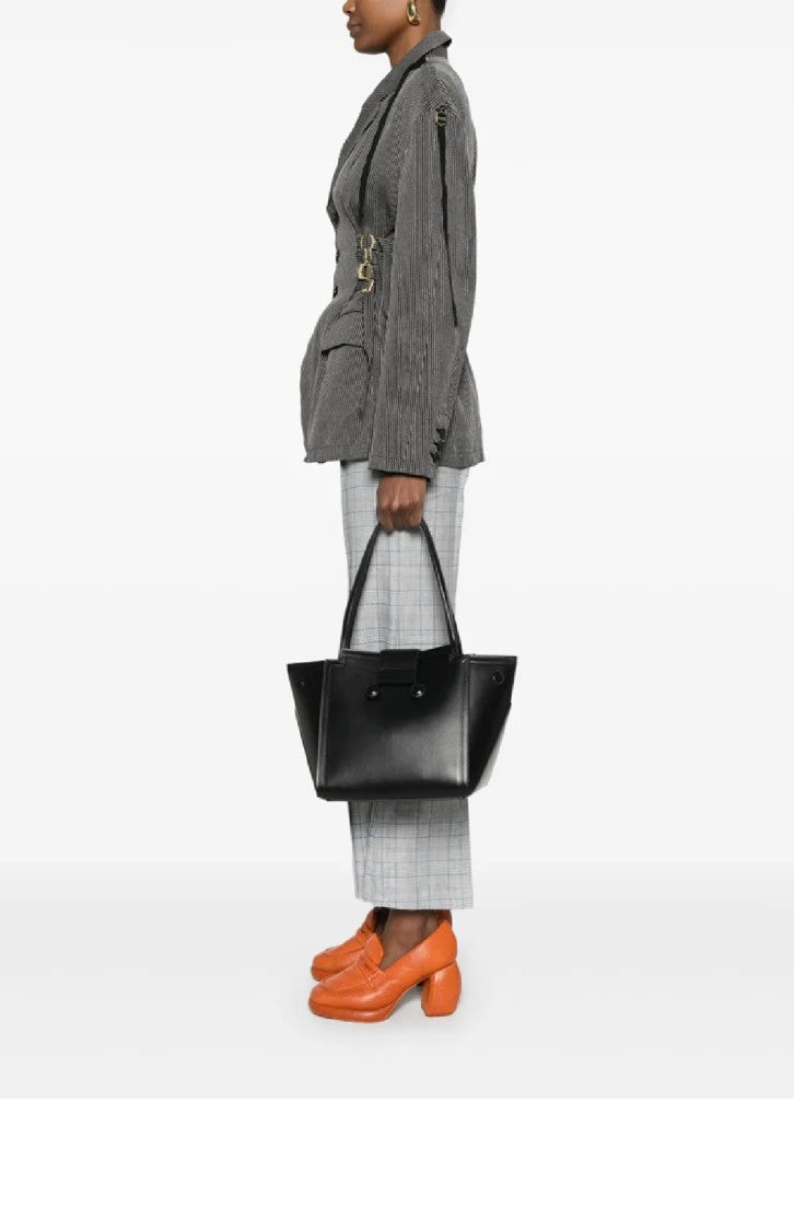 Marni Structured Black Calf Leather Handbag