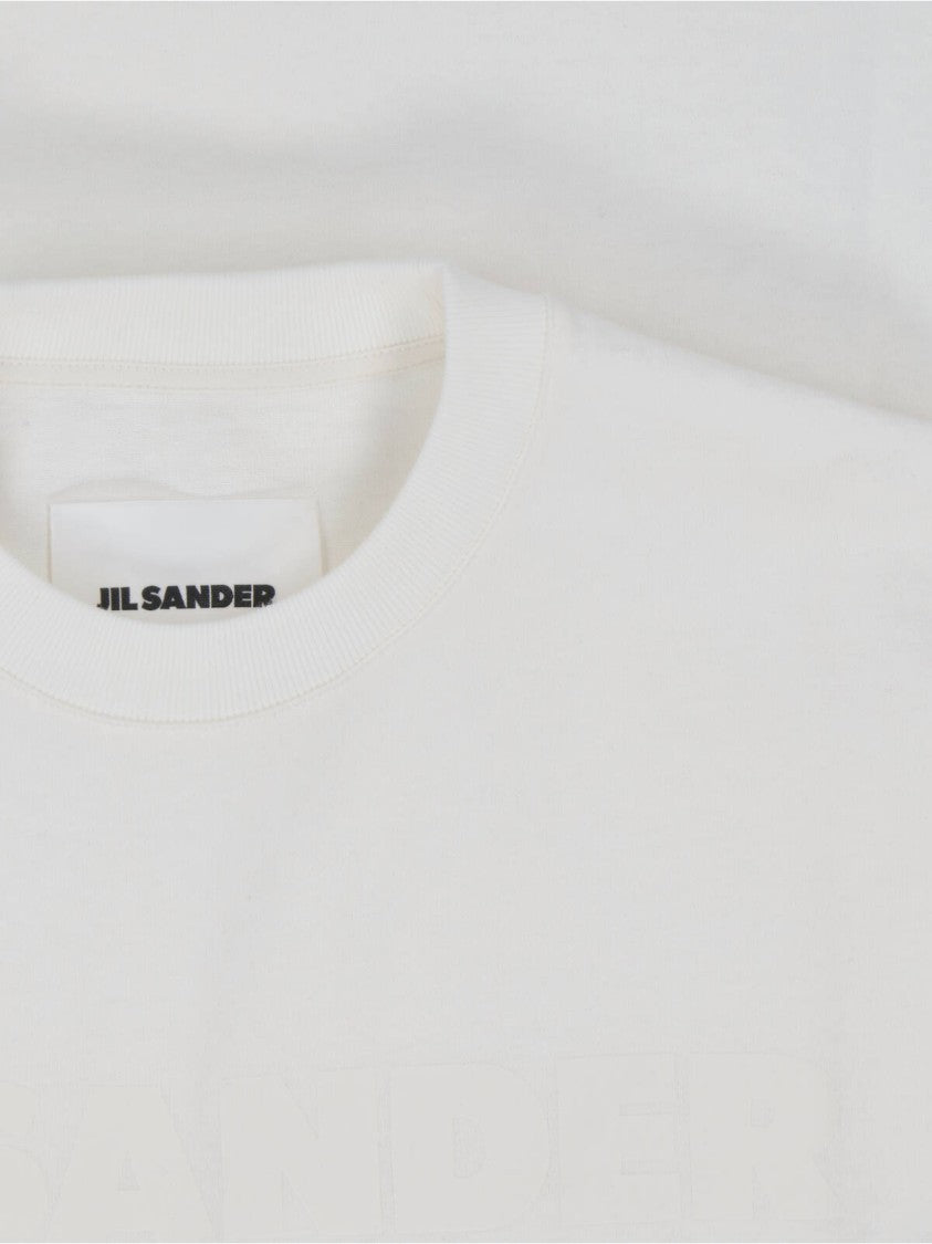 Jil Sander Oversized Logo T-Shirt - White