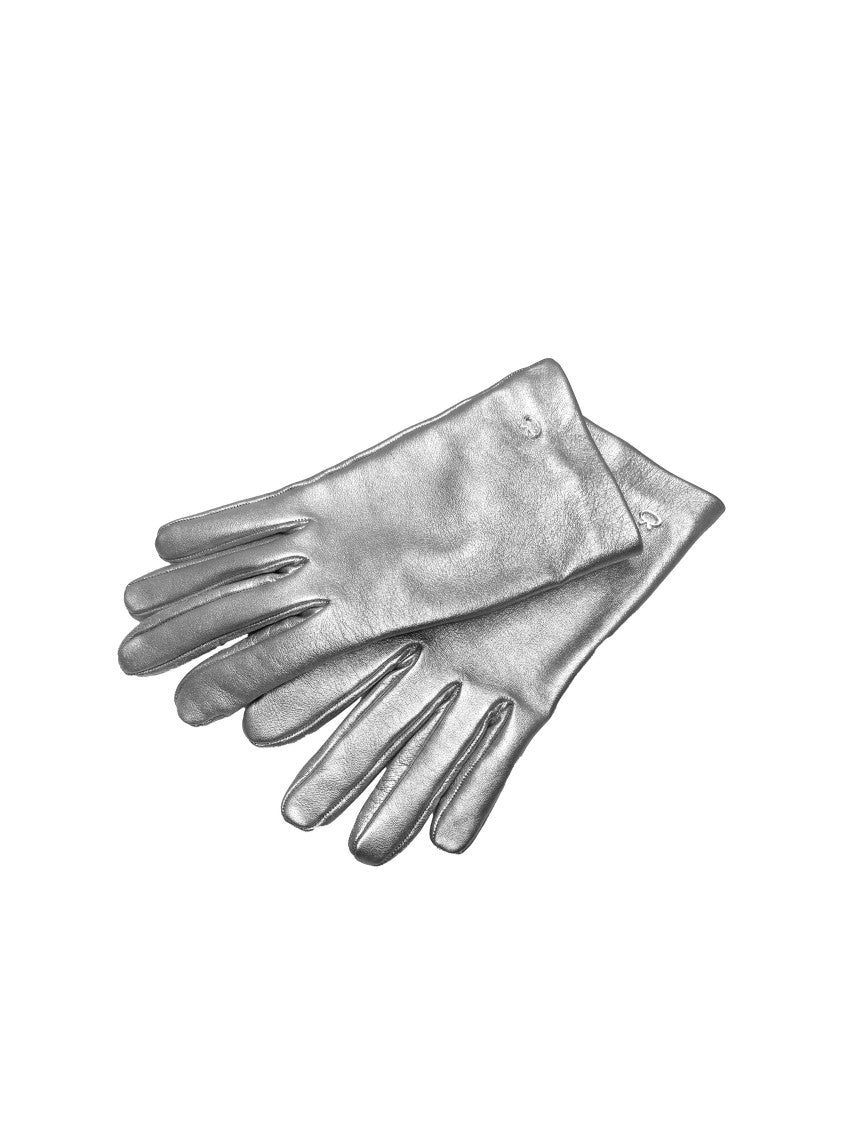 Gianvito Rossi Glove Nappa Silk Silver