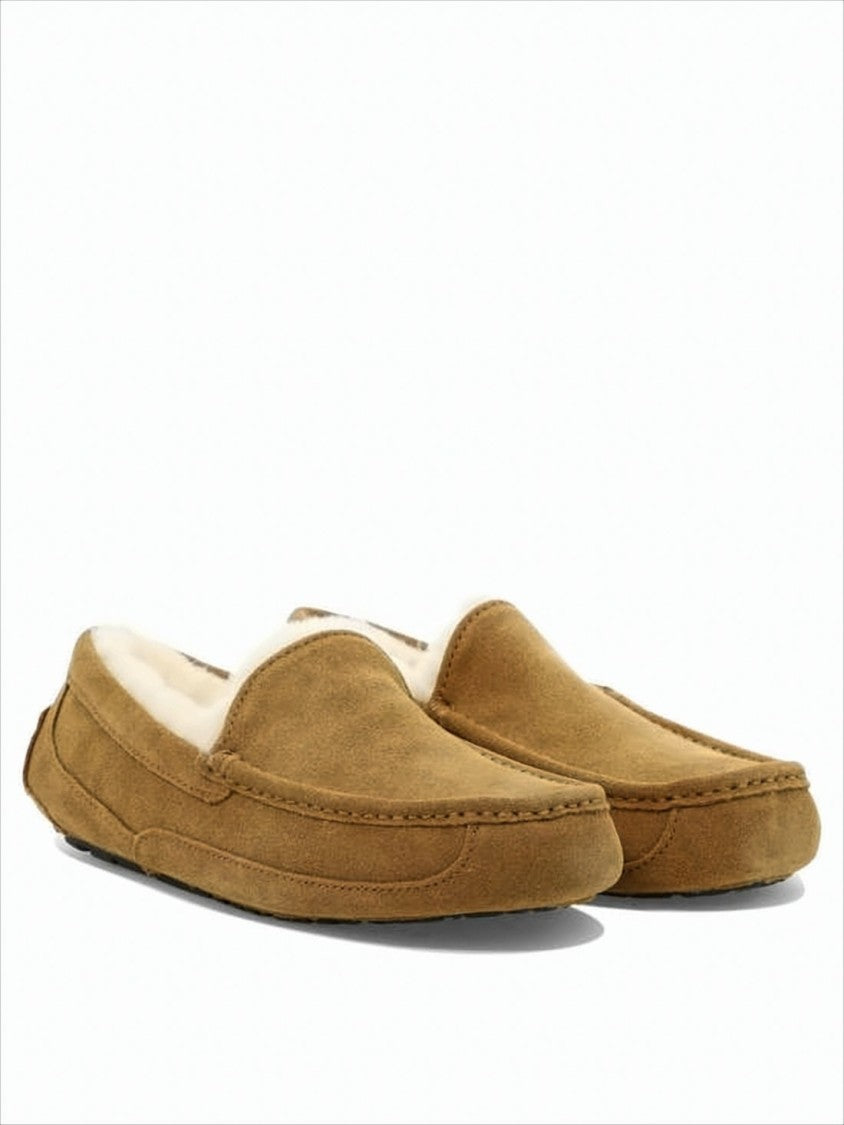 Ugg Suede Loafers With Plush Wool-Lyocell Lining