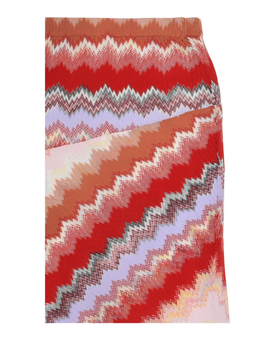 M Missoni Chevron Midi Skirt