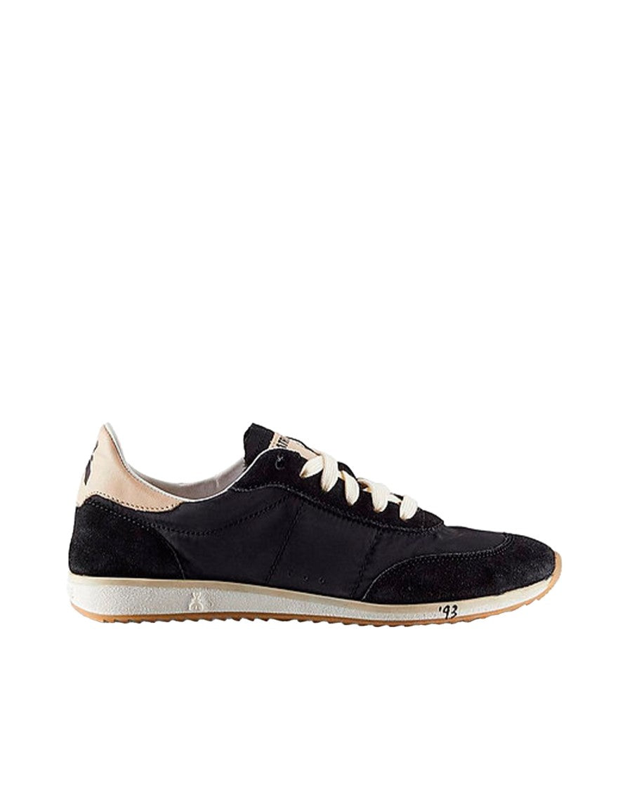 Patrizia Pepe Low-Top Nylon Suede Nappa Leather Sneakers