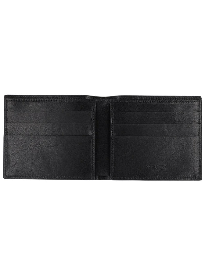 Dolce & Gabbana Neutrals Rectangular Metallic Logo Wallet