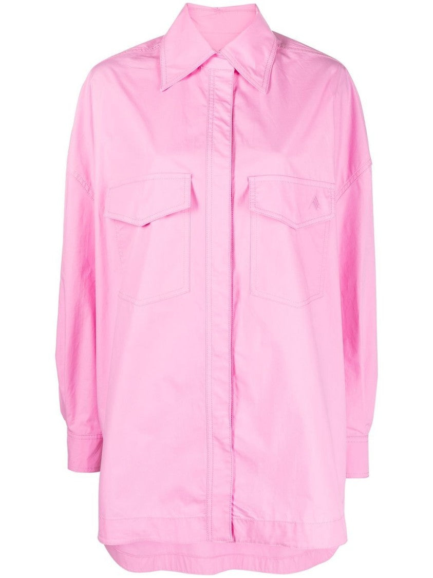 The Attico Bubblegum Pink Cotton Overshirt
