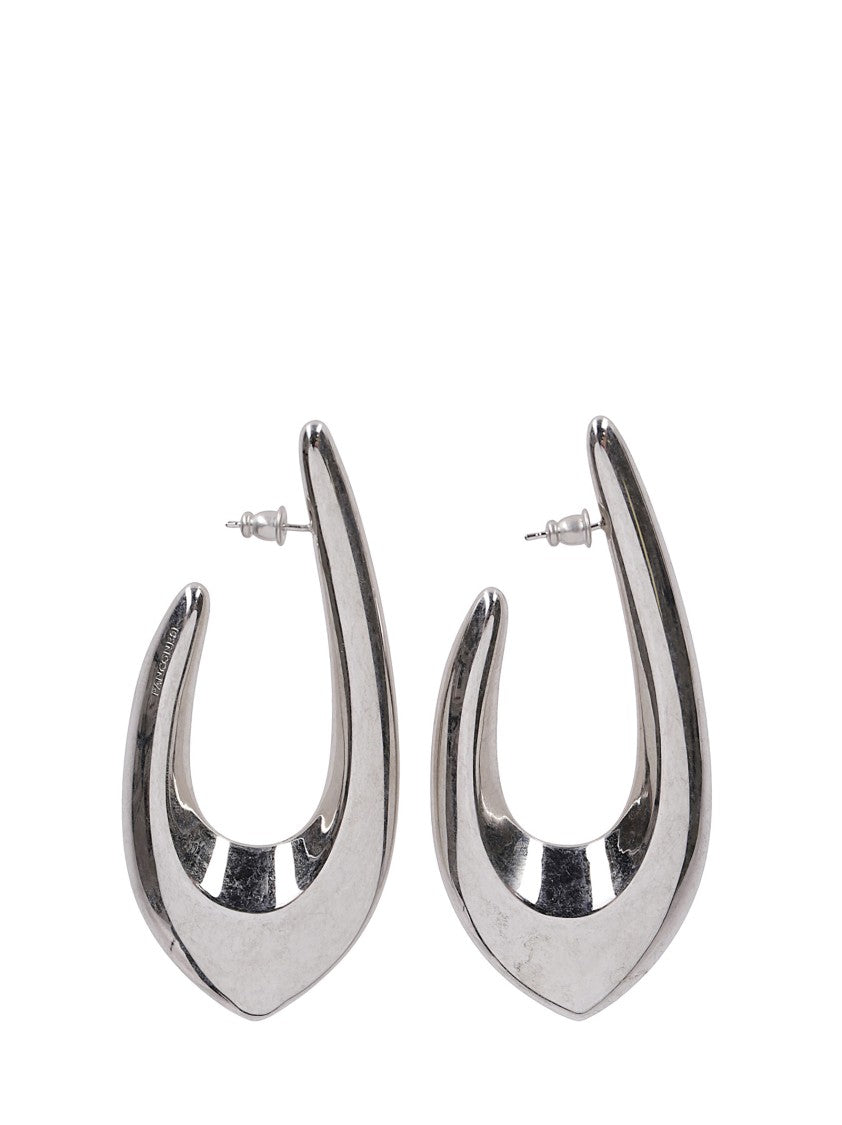 Panconesi Sculptural Brass Drop Earrings