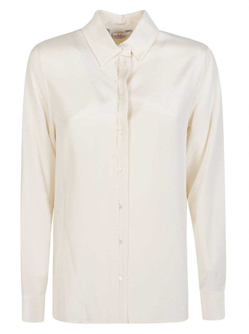 Max Mara Avion Long Sleeve Silk Shirt