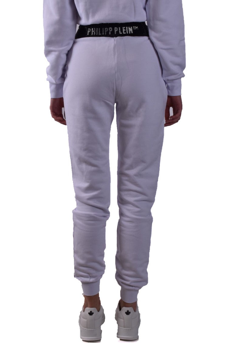 Philipp Plein Classic White Cotton Trouser