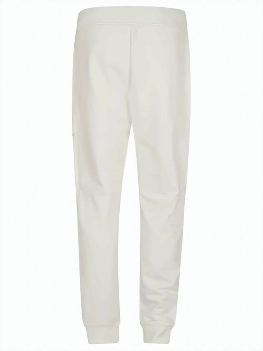 C.P. Company Tapered Fit Cotton Jogger Pants With Cargo Pocket