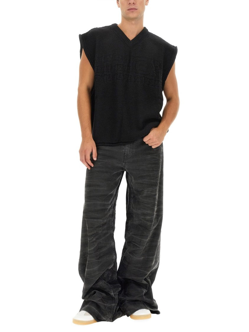 Mm6 By Maison Margiela Vests With Logo