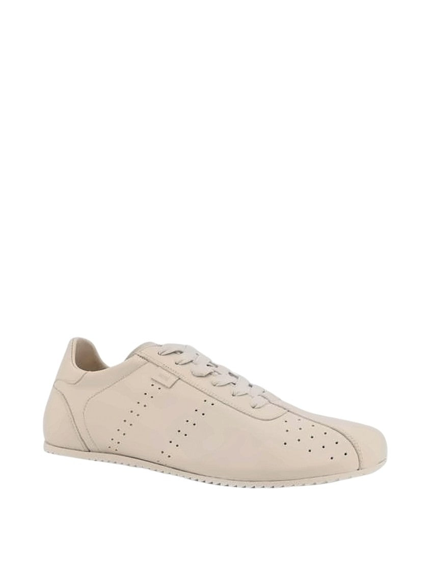 Ami Paris Nappa Leather Sneakers With Minimalist Design