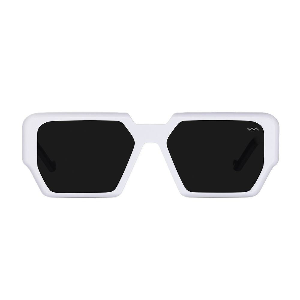 Vava Wl0065 White Label Matte White Bio-Acetate Sunglasses