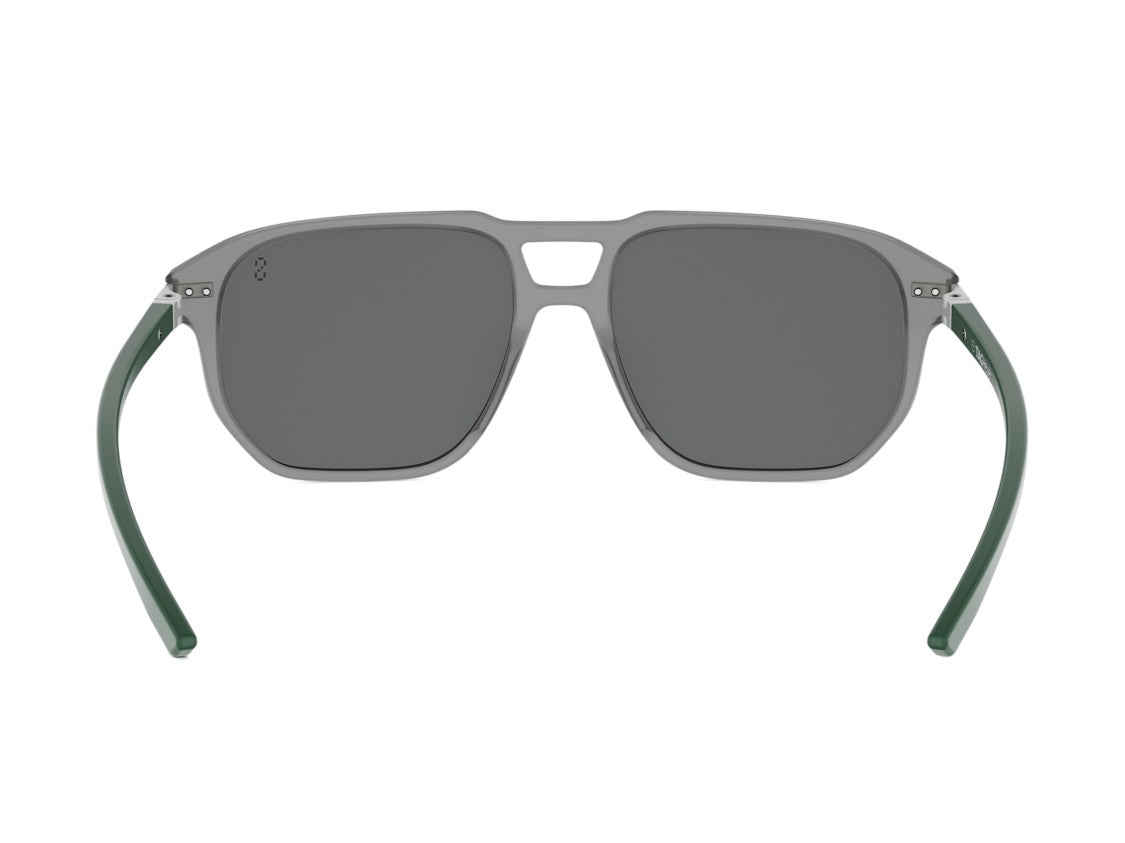 Tag Heuer Translucent Grey Th40064i Acetate Square Sunglasses