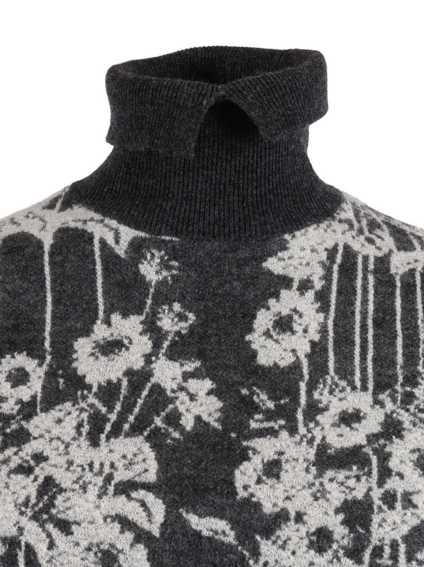 Ballantyne High Turtleneck Mohair Blend Pullover