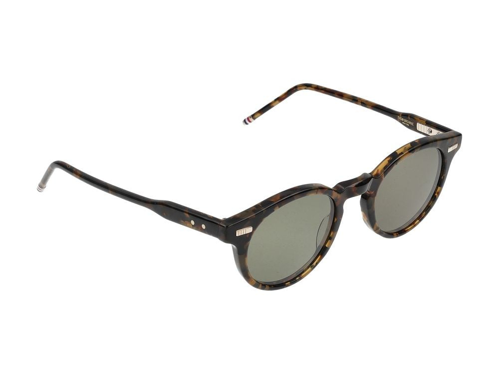 Thom Browne Acetate And Titanium Sunglasses With Classic Design
