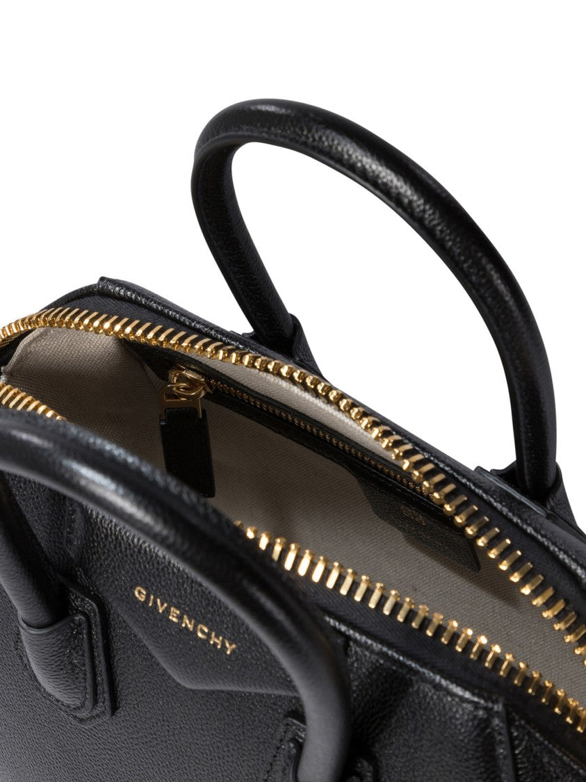 Givenchy Structured Mini Handbag In Full Grain Leather