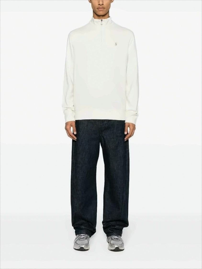 Polo Ralph Lauren Minimalist Half-Zip Mock Neck Pullover
