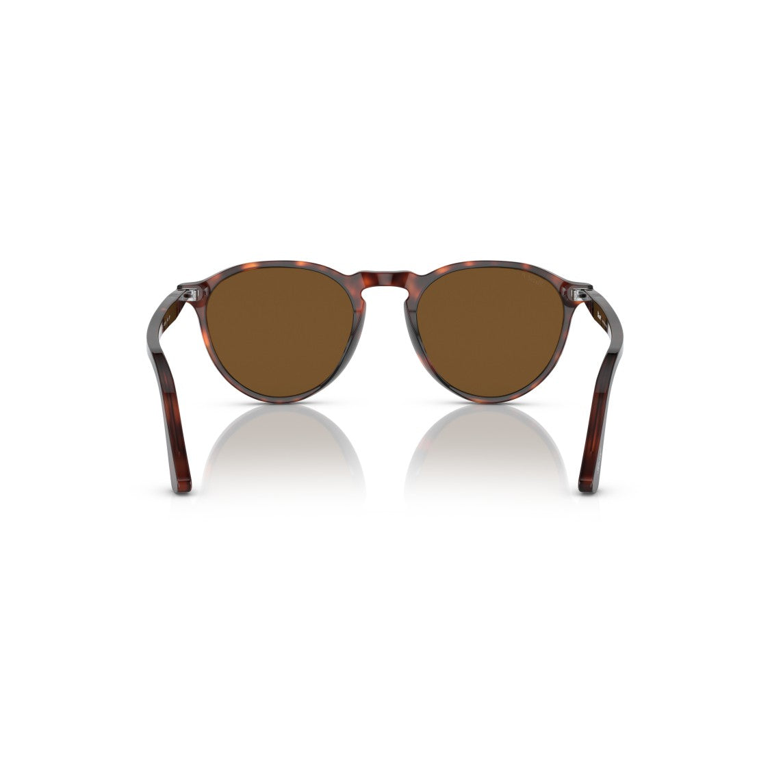 Persol Tortoiseshell 0Po3286s Round Acetate Sunglasses