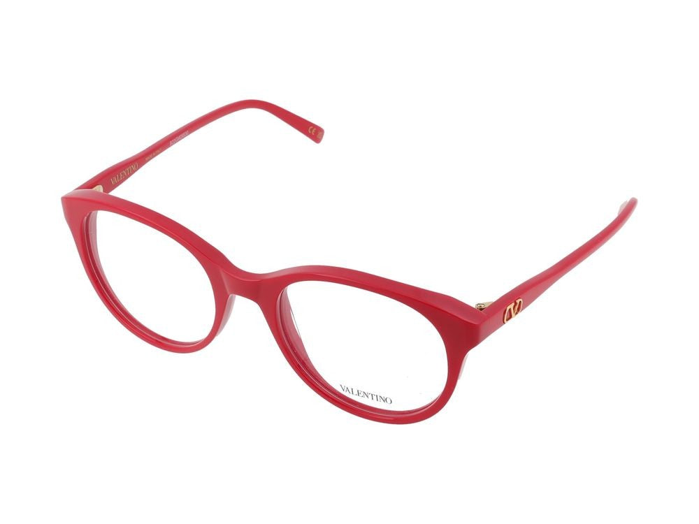 Valentino Red Vg0020o Recycled Acetate Rounded Glasses