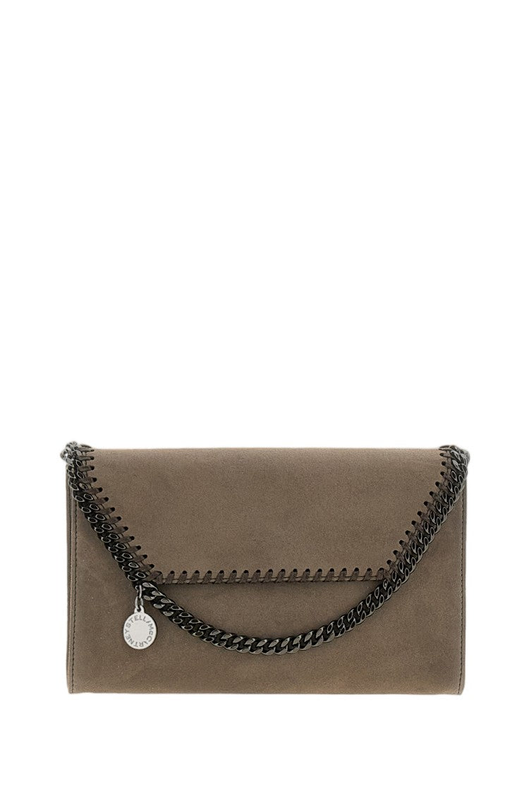 Stella Mccartney Grey Falabella Alter Suede Bag