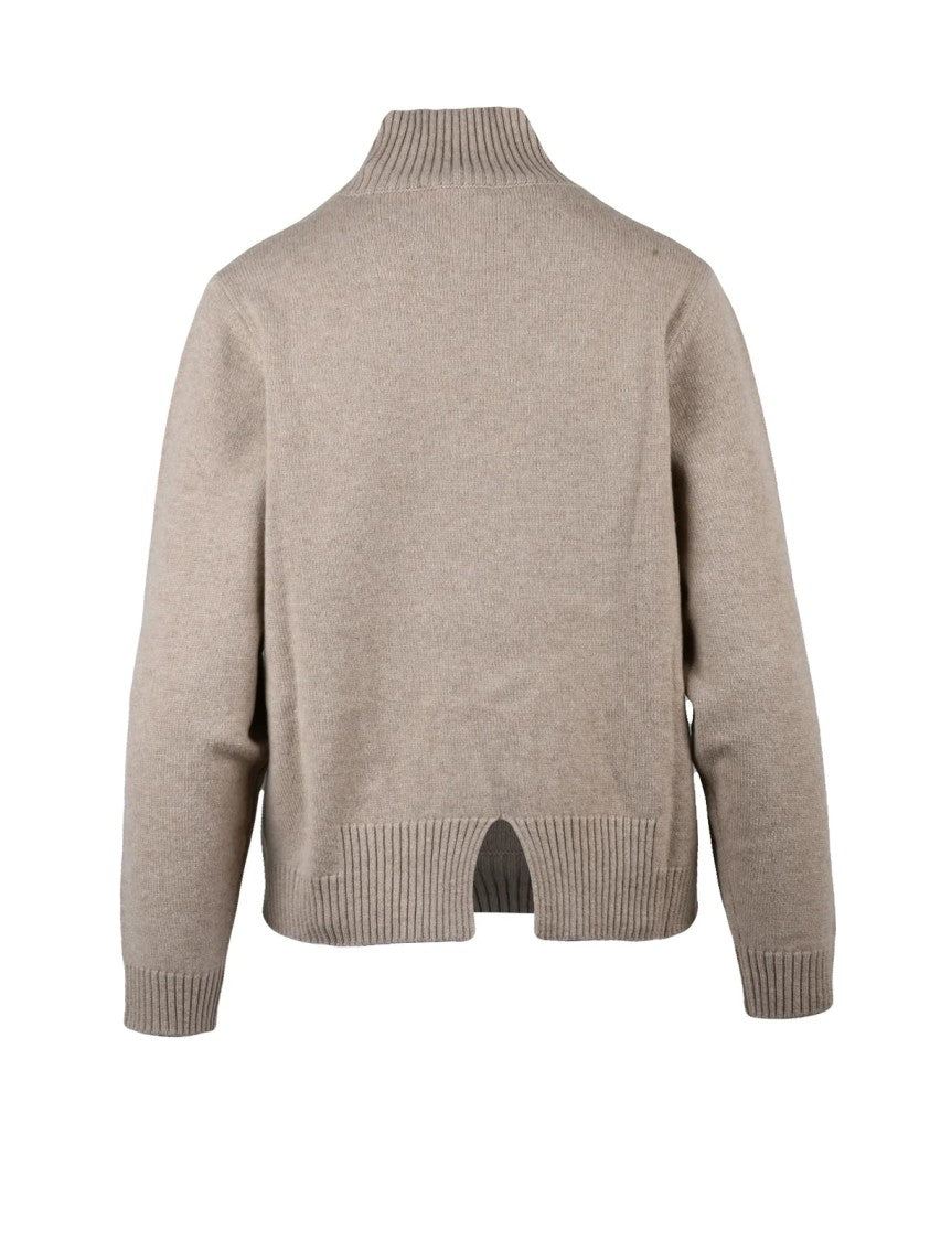 Peserico Easy Extrafine Merino Wool And Cashmere Turtleneck Sweater