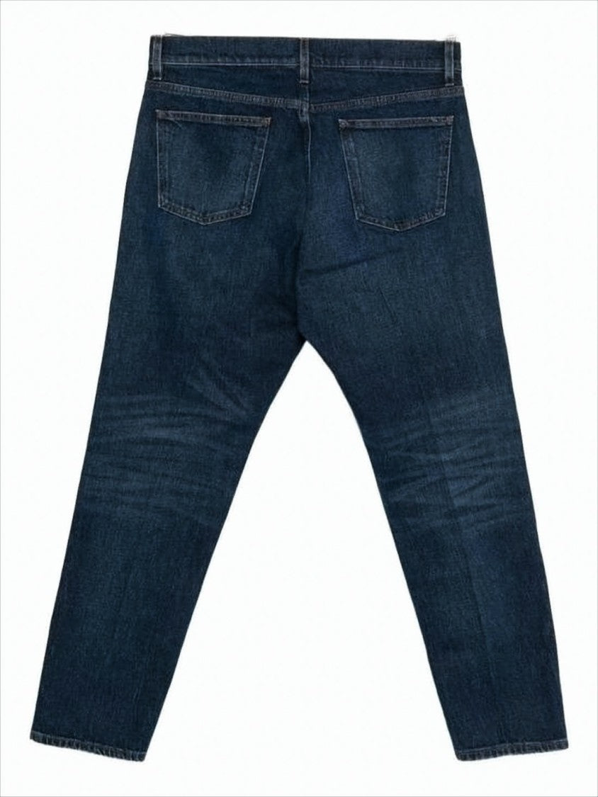 Lardini Tapered Blue Denim Pants