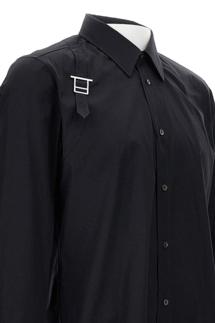 Alexander Mcqueen Silver Buckle Shirt