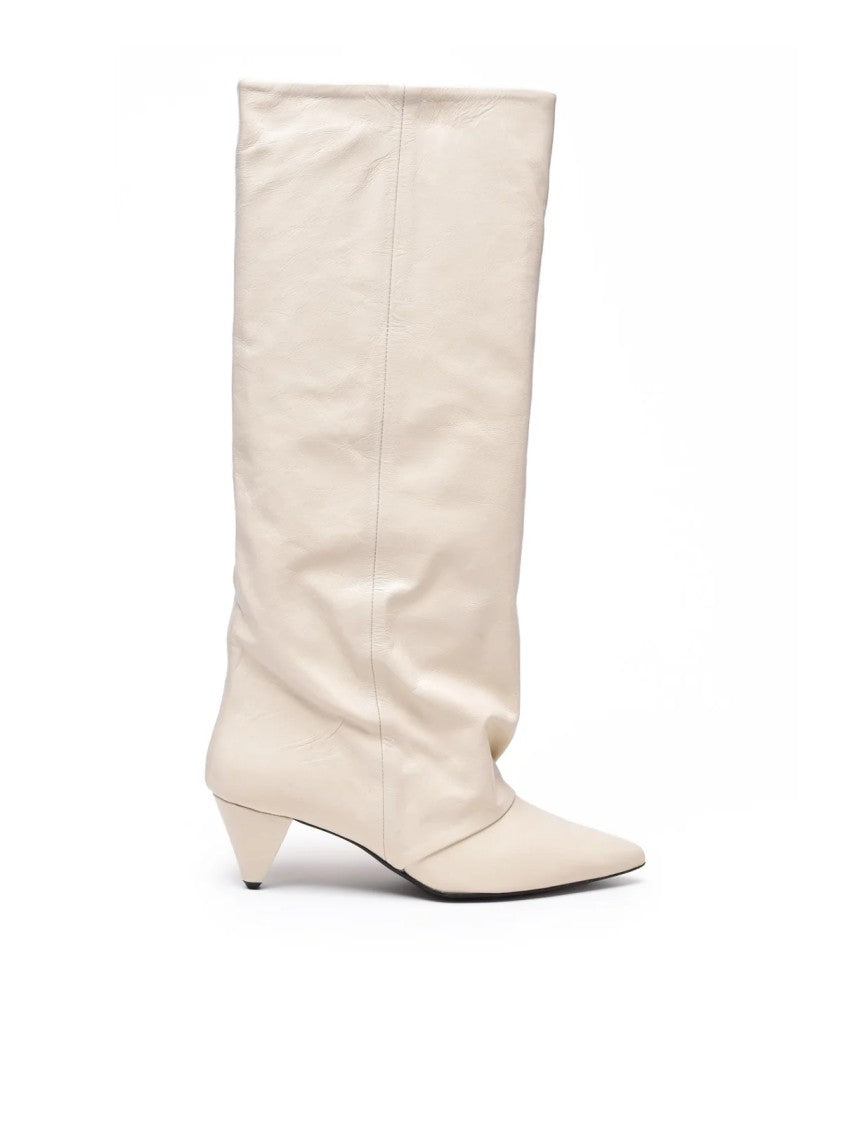 Alchimia White Patent Leather Boots