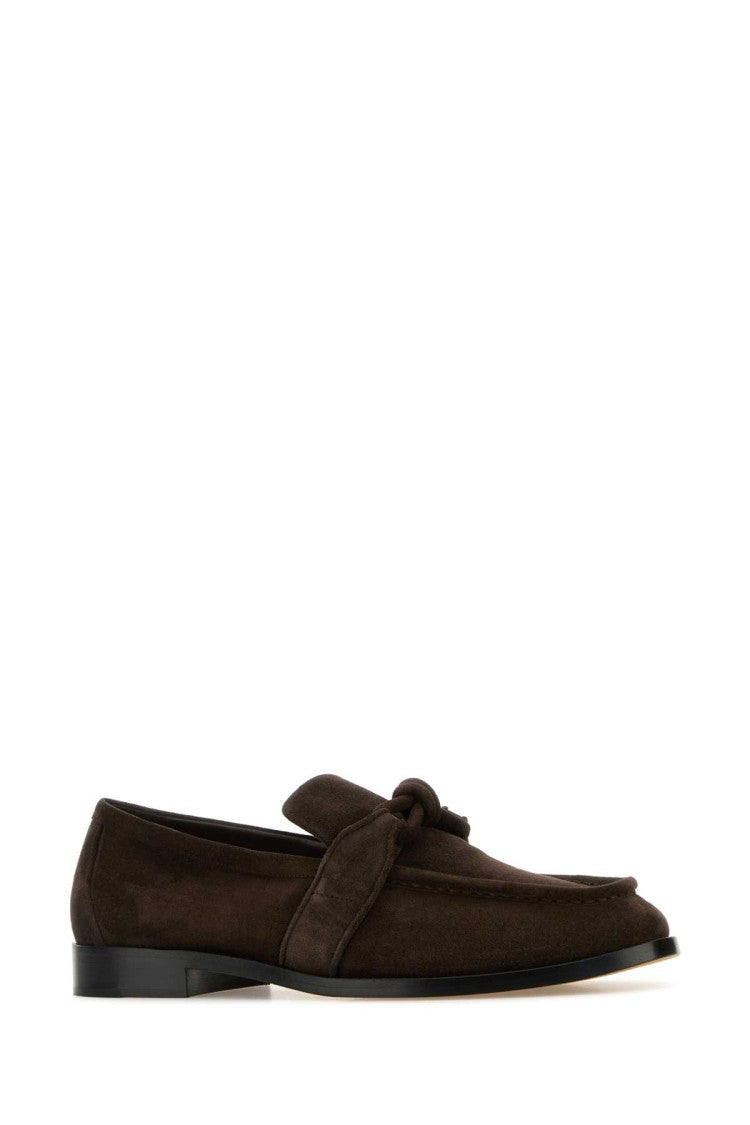 Bottega Veneta Brown Suede Astaire Loafers