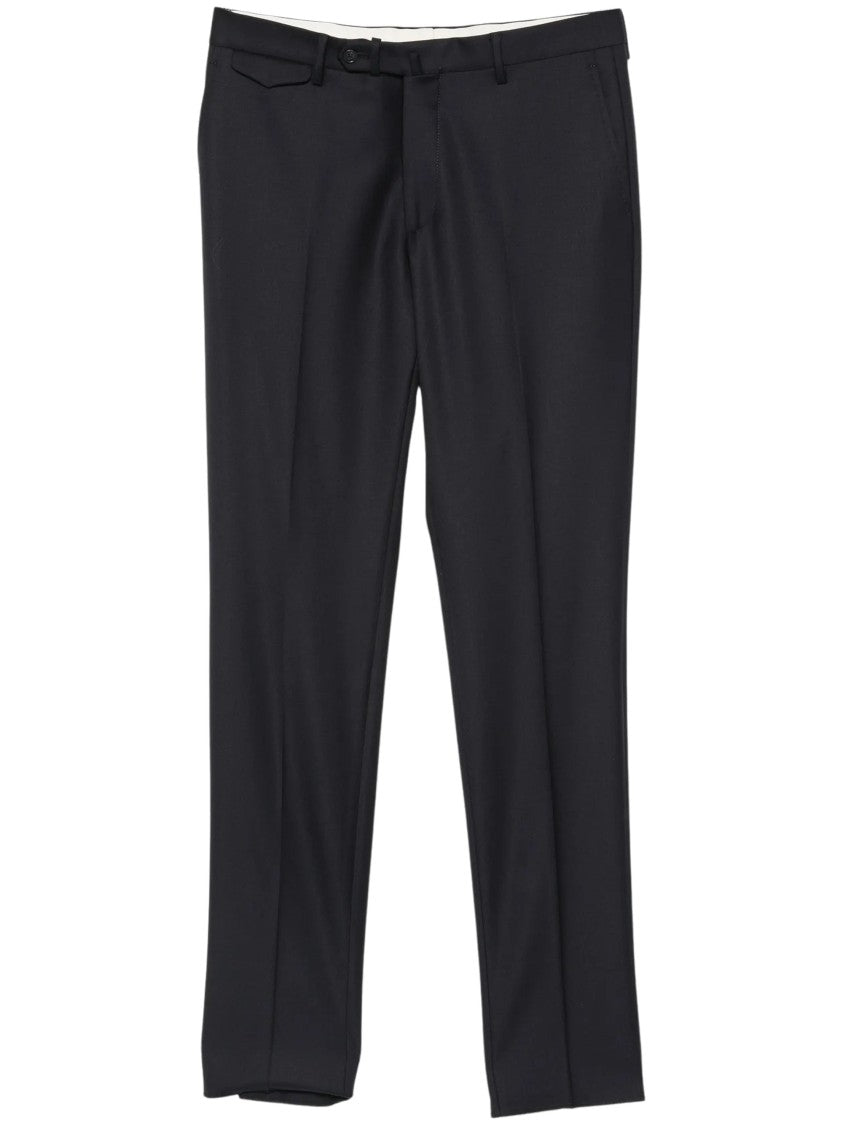 Tagliatore Straight-Leg Belt-Loops Formal Pants