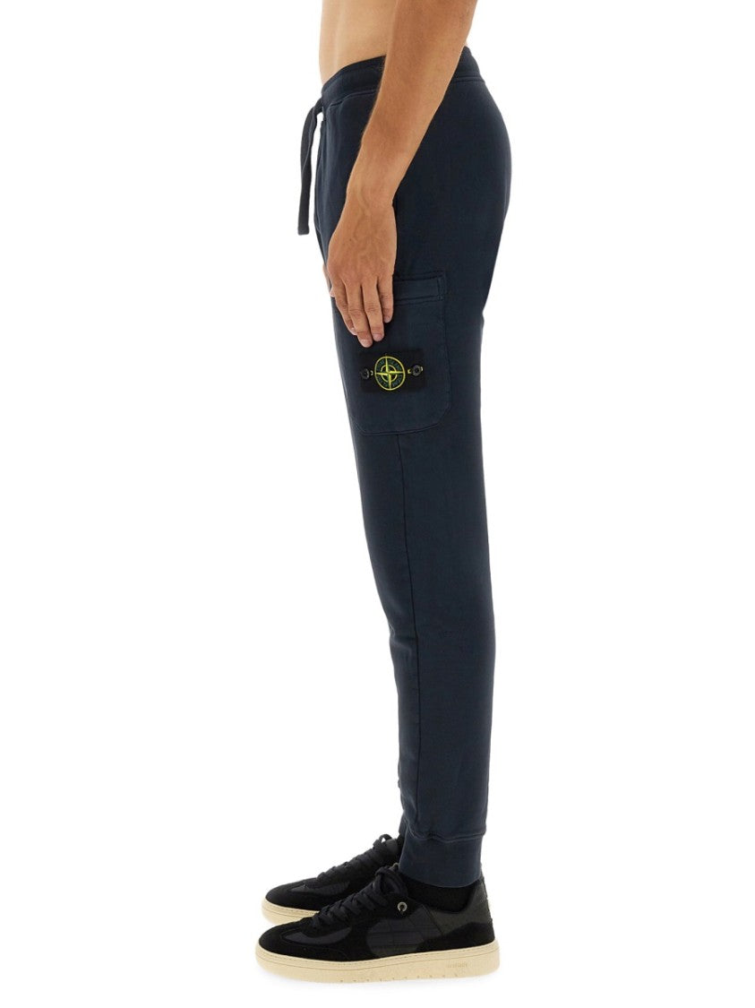 Stone Island Slim Fit Organic Cotton Pants
