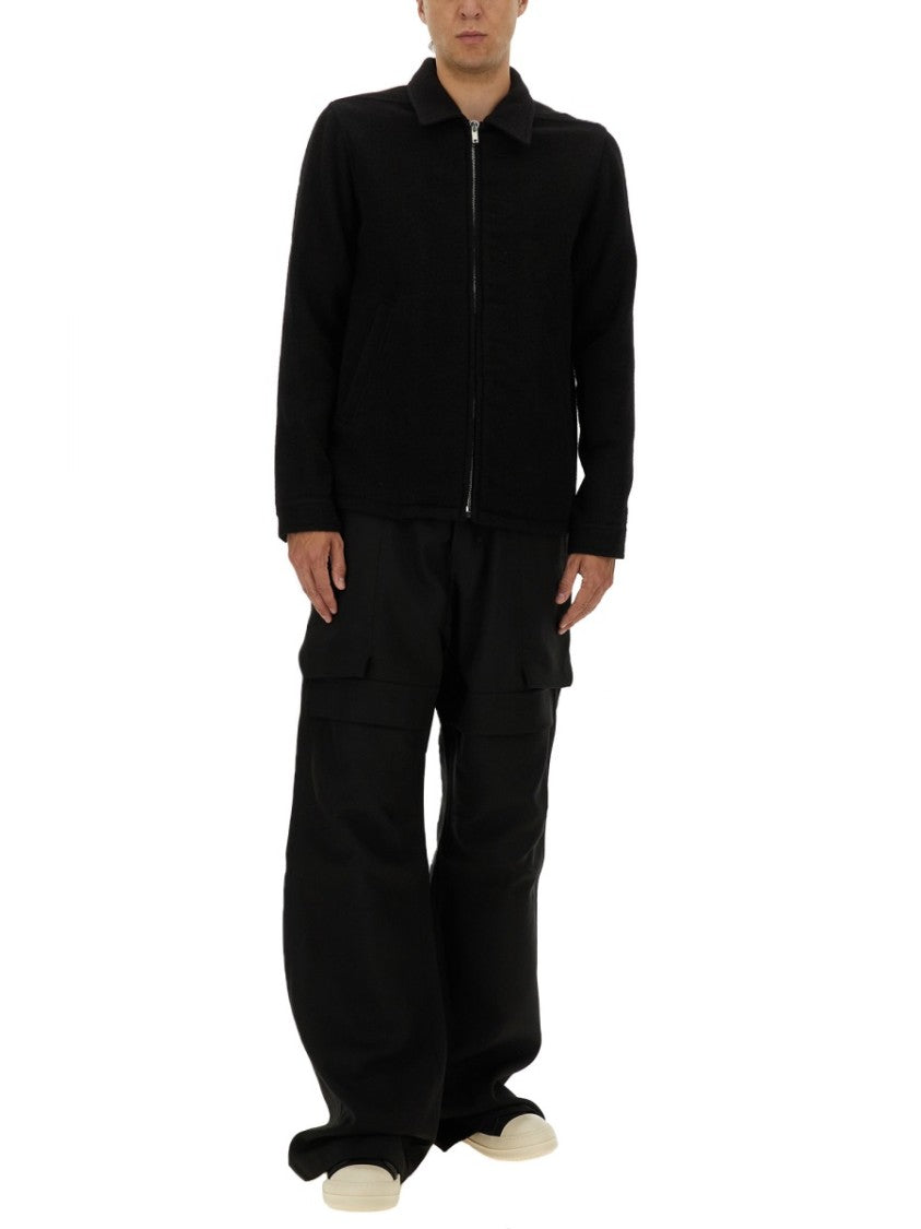 Rick Owens Front Zip Closure Shirt Jacket