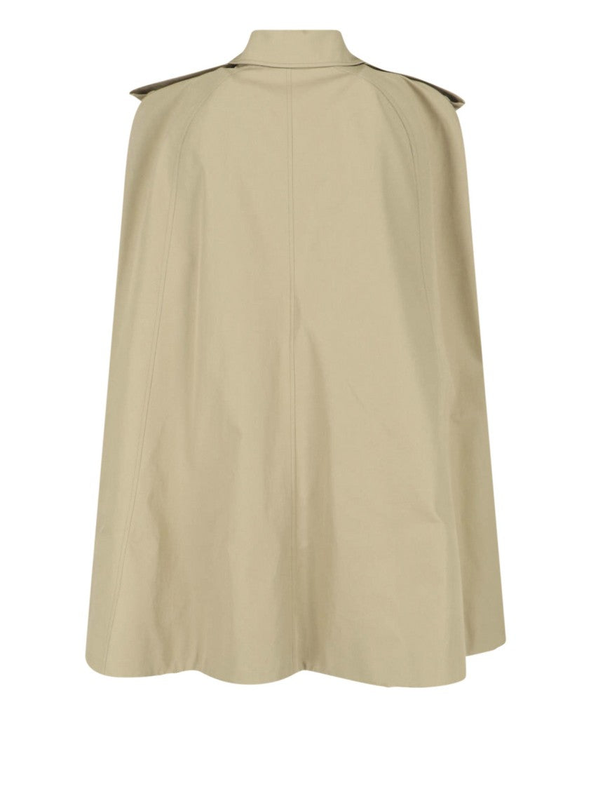 Burberry Beige Jacket With Structured Silhouette And Appeal