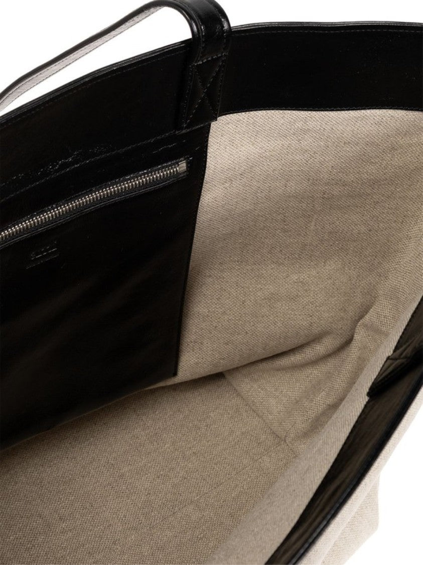 Ami East West Logo Tote Bag