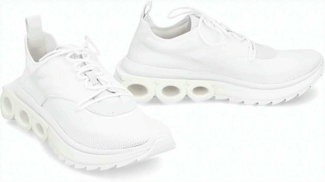 Salvatore Ferragamo Sole Sneakers With Knit Upper