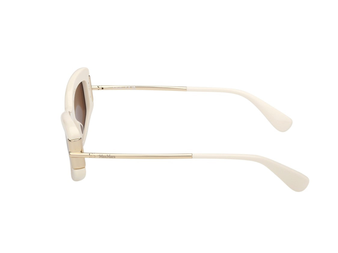 Max Mara Glossy Mm0189 Bold Oversized Square Sunglasses