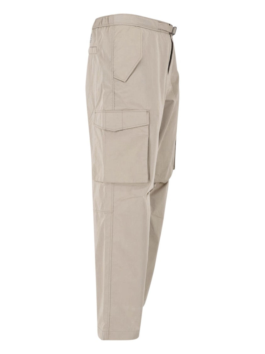 Paul Smith Beige Mid-Rise Cotton Cargo Pants