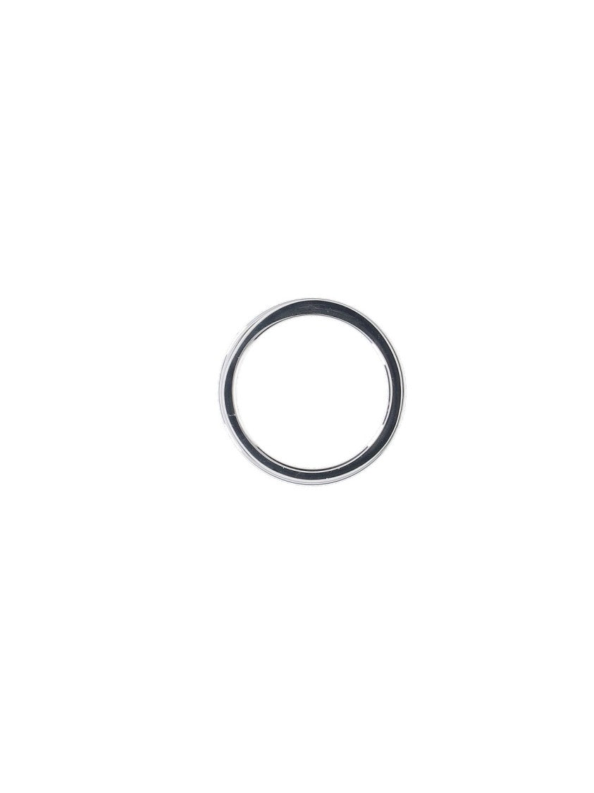 Maison Margiela Circular Engraved Ring In 92.5% Silver