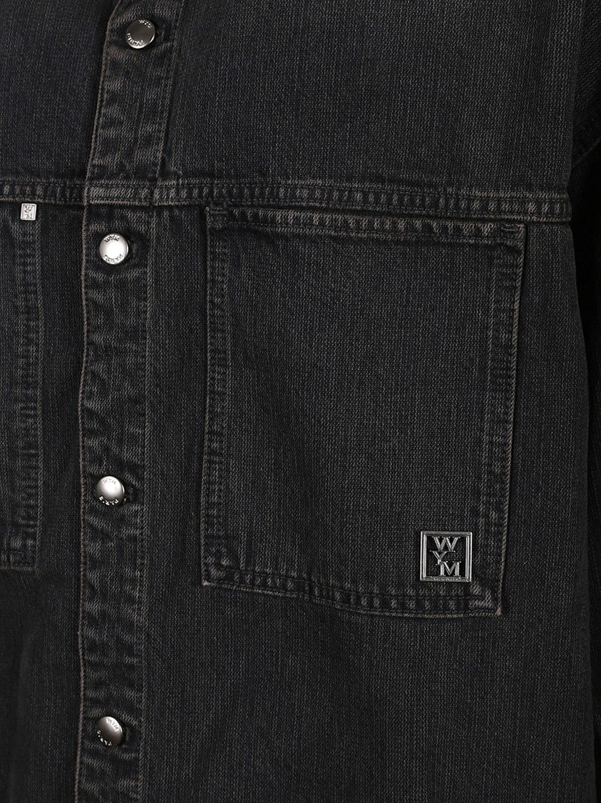 Wooyoungmi Relaxed Fit Denim Shirt With Vintage Appeal