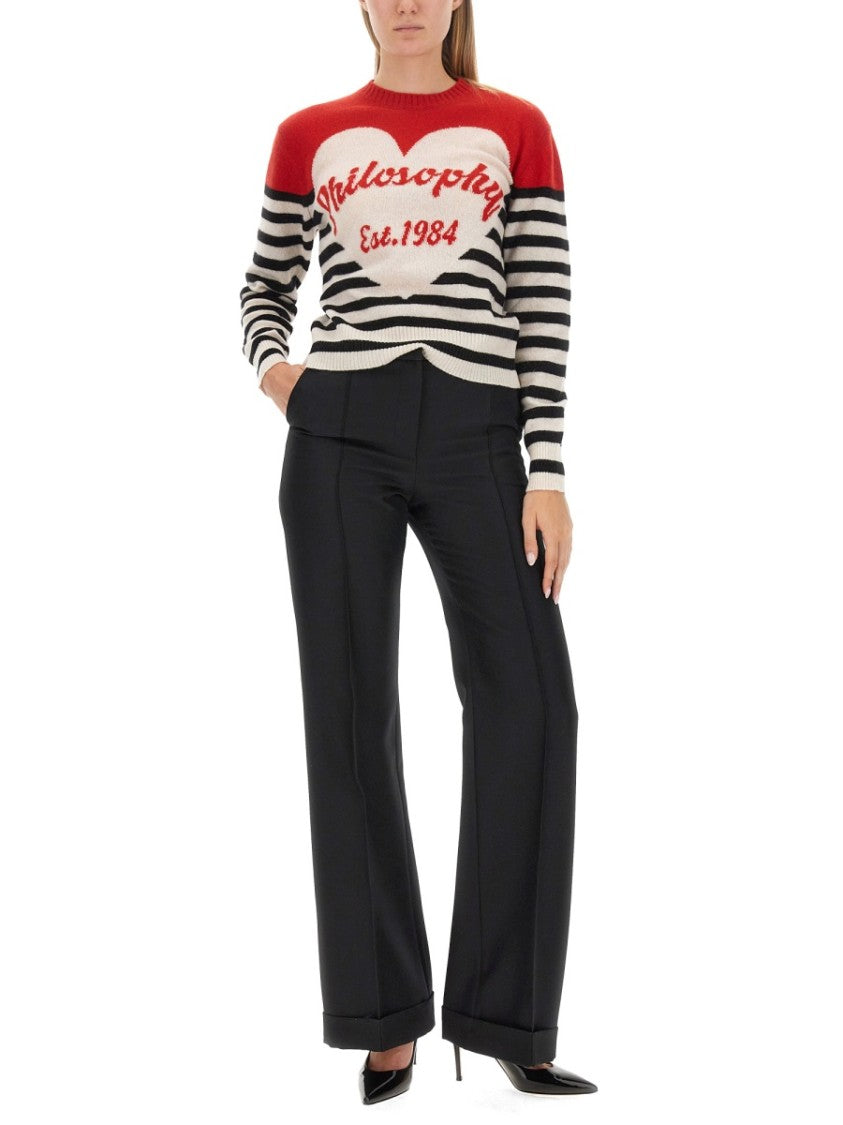 Philosophy Di Lorenzo Serafini Regular Fit Jersey Sweater
